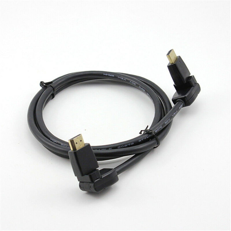 Dual 180 Degree Rotating Male to Male 1.5M HDMI Audio/Video Cable HDTV 720/1080P