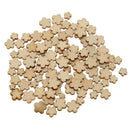 100pcs Mix Size Wood Plum Blossoms Flower Button DIY Sewing Scrapbook Decor A