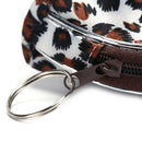 2Pcs Women Leopard Mini Wallet Card Holder Zip Coin Purse Clutch Handba  Kw