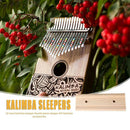 10 Key Kalimba Beech Thumb Piano Replacement Musical Instrument Education Toys