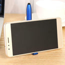 Multifunction Ballpoint Pen Folding LED Light Mobile Phone Stand Pen (Blue A