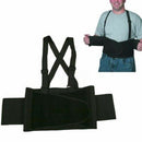 Adjustable Back Lumbar Brace Support Belt Shoulder Strap Suspenders Work