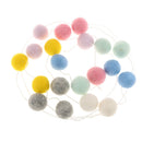 Nordic Style Romantic Decoration Ornament Lovely Felt Ball for Valentine's