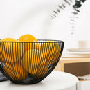 Creative Fruit Tray Drain Basket Household Iron Fruit Bowl Storage Basket F U6F5