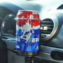 Universal Car Air-Outlet Folding Cup Bottle Drink Holder with Fan Black