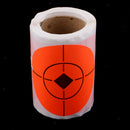 100pcs/roll 3'' Self adhesive Orange Target Stickers for Shooting Hunting