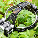 5Led T6 Strong Light Head Light Lamp Aluminum Alloy Zoom Induction Head-Mou