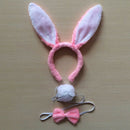 Halloween Christmas Costume Rabbit Bunny Ears Headband Cute Plush Hair Band  Z