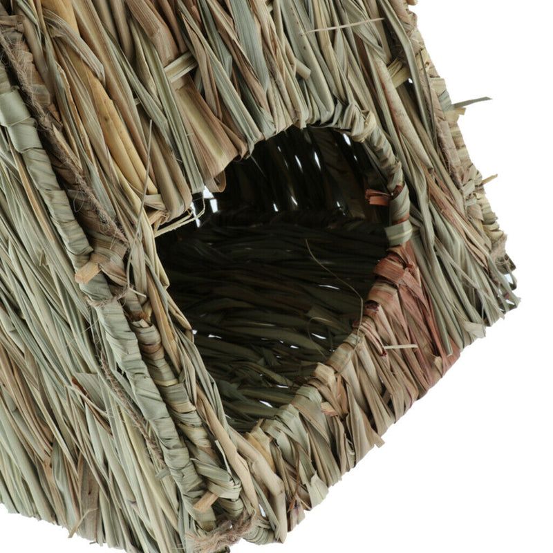 Natural Folding Woven Grass House Bird Nest House Grass Hut Bed House Straw