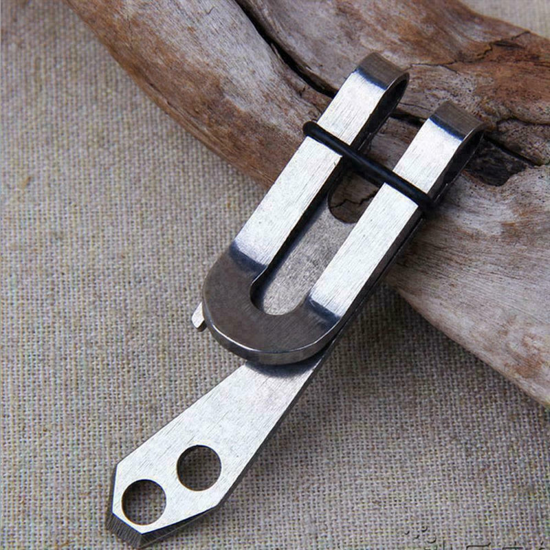 1* Carabiner Multifunctional Key Chain Cash Belt Clip Hanger Outdoor Clip H Y2S3