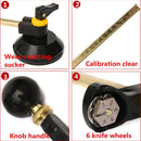 40cm Glass Cutter 6 Wheel compasses Circular Cutting With Suction Cup Circle ï¼D