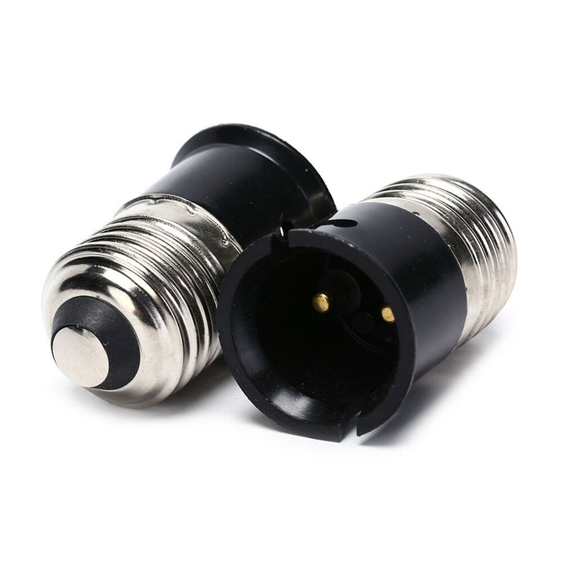 1 x E27 TO B22 Base LED Light Lamp Bulb Adapter Converter Socket Change JR