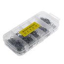 100pcs Stainless Steel Swivels Interlock Snap Fishing Lures Tackle Connector