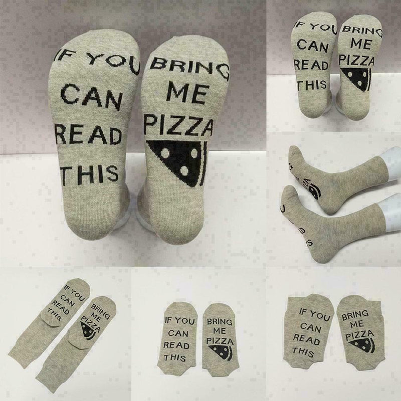 Men Women Letter "If You can read this Bring Me A Beer Sock "Printed Funny W7F4