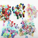 5000pcs Nail Art Glitter Heart Flower Star Sequins Decals Decor; Stickers V0X1