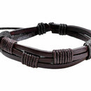 Multilayer Bracelet Men Casual Fashion Braided Leather Bracelets For Women  M1R5