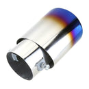 Universal Stainless Steel Car Rear Round Exhaust Pipe Tail Muffler Tip