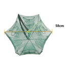 Foldable Crab Net Trap Cast Dip Cage Fishing Bait Fish Minnow Crawfish Shrimp MO