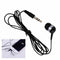 Earphone Universal 3.5mm Single Side Earphone Black Wire Headset For Smart Phone