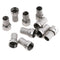 10Pcs Connector Satellite TV Aerial Screw Twist for RG6 coaxial Cable  Z