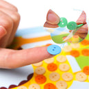 1Pc DIY Button Drawing Painting Interactive Material Kids Educational Toys M&E