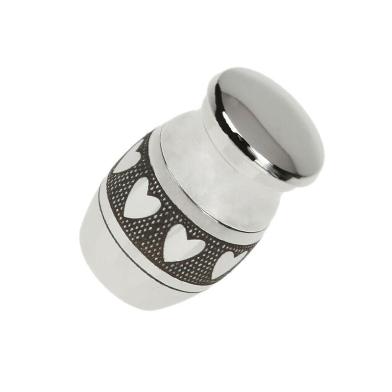 Stainless Steel Cremation Necklace Pet Ash Container Holder Jewellery Heart