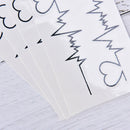 heart tattoos temporary ECG tattoo products waterproof disposable tattoo stickME