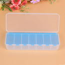 Large 7 Compartment Holder Convenient Jewelry Contact Lens Storage Box