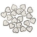 20PCS Heart Charms Pendants for Crafting Jewelry Making Findings Accessories