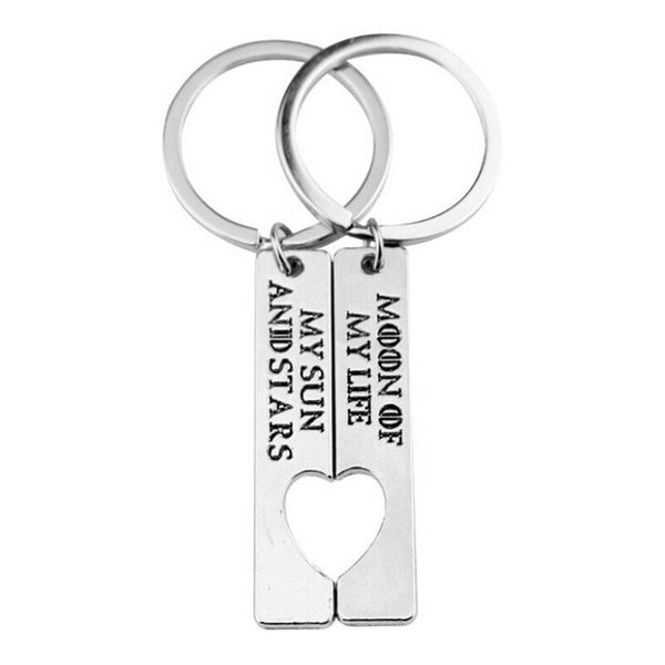 "Moon Of My Life, My Sun And Stars" Gift Lovers Couples Accessories Keychain OZ