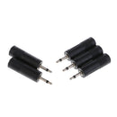 3.5mm 1/8" Male Mono to 6.35mm 1/4" Female Jack Audio Converter 5Pcs/set