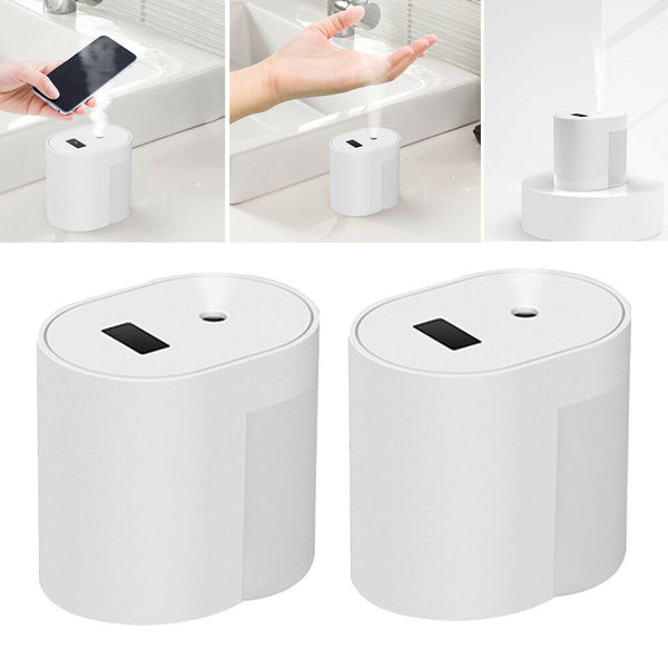 2 Pcs Automatic Alcohol Sprayer Induction Contactless Sanitizer Dispensers