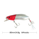 Fishing Lures Crank Bait Squid Black Fish Lure With Feather Hook Tackle S RPK