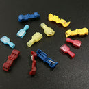 120PCS Nylon Wire Terminal Insulated Crimp T shape with Brass Conductor