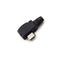 2Pcs Angle Micro USB 5 P Port Male Plug Socket Connector B ES