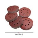 100Pcs/Set 5 Inch 8 Holes Sanding Discs Hook and Loop Sandpaper Backing San E3G1