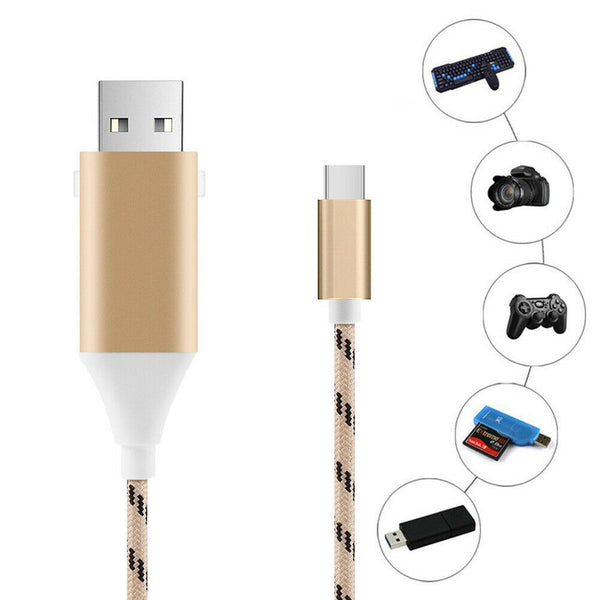 USB Type-c All-in-one OTG Universal Charging Cable Smart Fastcharging Cable #JT1