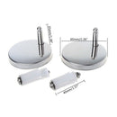 2Pcs Top Fix WC Toilet Seat Hinges Fittings Quick Release Cover Hinge Screw New