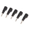 10Pcs 4mm Male Retractable Stackable Banana Plug Wire Connectors Red + Black