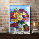 5D DIY Special Shaped Diamond Painting Flower Cross Stitch Mosaic Craft Kits