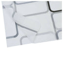 New Modern Bathroom Shower Curtains Extra Long with Hooks 180 x 200 cm (Inn E6F7