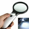 Hand Held Detachable 45x Magnifying Glass Lens Magnifier Loupe w/ LED Lights