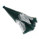 Fishing Net Shrimp Cage Nylon Foldable Fish Trap Net (White 8 Holes)