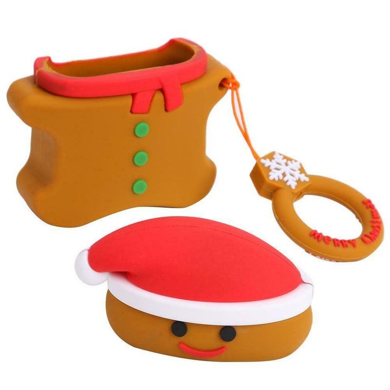 Christmas Deer Silicone Case Earbuds Scratch-resistant Container Box for AirPods