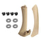 Left Side Inner Door Panel Handle Trim+ Cover for E90 E91 3 Series (Beige)