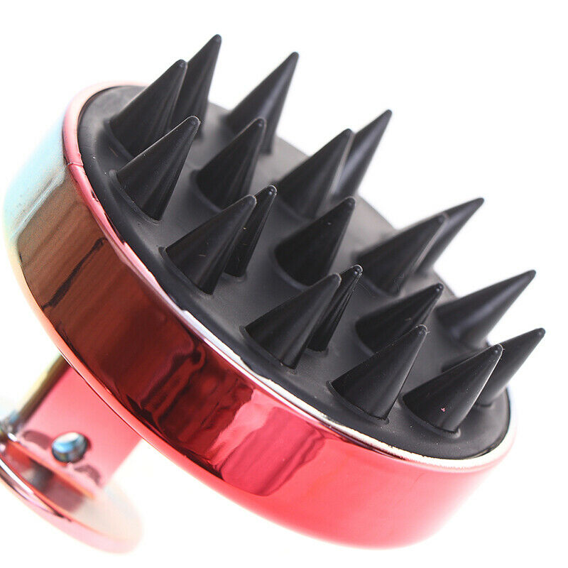 Handheld Electroplating Shampoo Brush Wet Dry Hair Wash Head Massage Comb SEAU