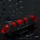 Bright Bicycle Light Rechargeable Tail Light Set Road Safety Accessory Red