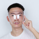 4Pcs Clear Safety Face Shield Goggles Transparent Splash-proof Windproof