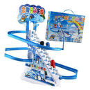 Race Track Game Playful Educational Penguin Slide Race Set with Music Kids Toys
