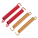 4x Electric Guitar Tremolo Bridge Springs Tremolo Springs Red + Golden